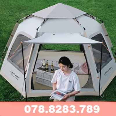 lều camping 4 người Lều Vinyl ngoài trời di động gấp hoàn toàn tự động dày dã ngoại cắm trại cắm trại chống nắng và vật tư và thiết bị chống mưa bán lều cắm trại cho thuê lều