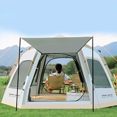 lều naturehike Lều vinyl ngoài trời di động gấp hoàn toàn tự động dày tán cắm trại vật tư và thiết bị chống mưa và kem chống nắng lều cắm trại xịn lều naturehike 2 người