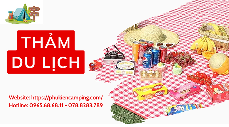 Giới thiệu sản phẩm thảm picnic thảm du lịch gấp gọn tiện lợi